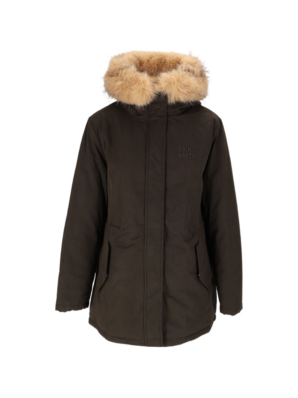 Parka con pelliccia sintetica 
