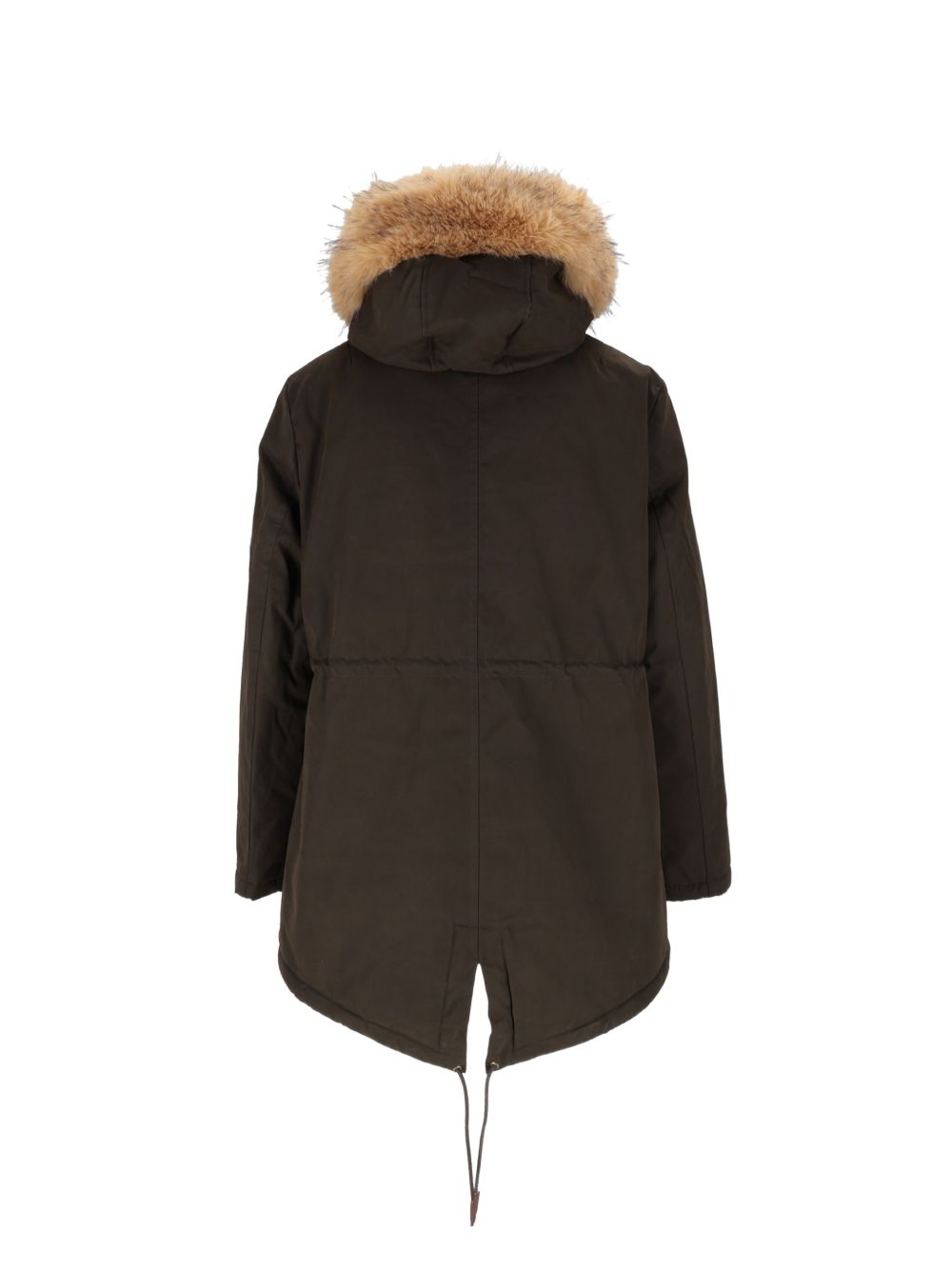 Parka con pelliccia sintetica 