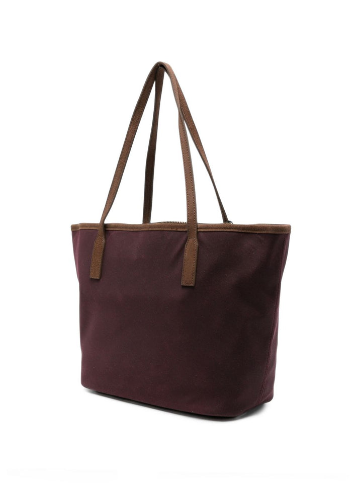 Borsa tote city con logo 