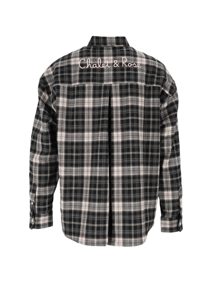 Camicia con motivo a quadri 