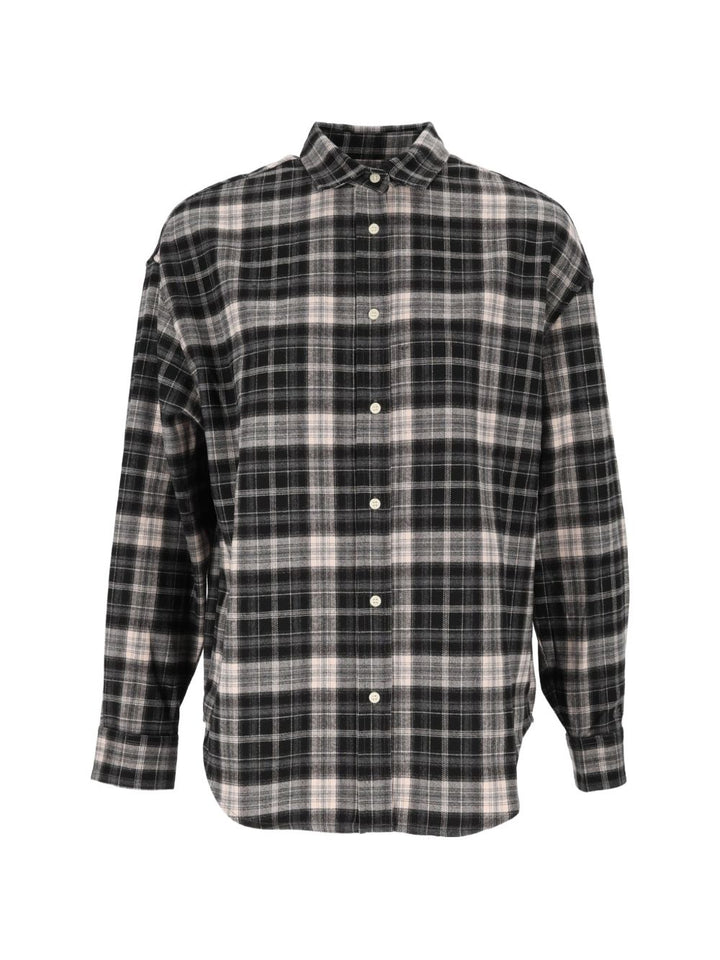 Camicia con motivo a quadri 