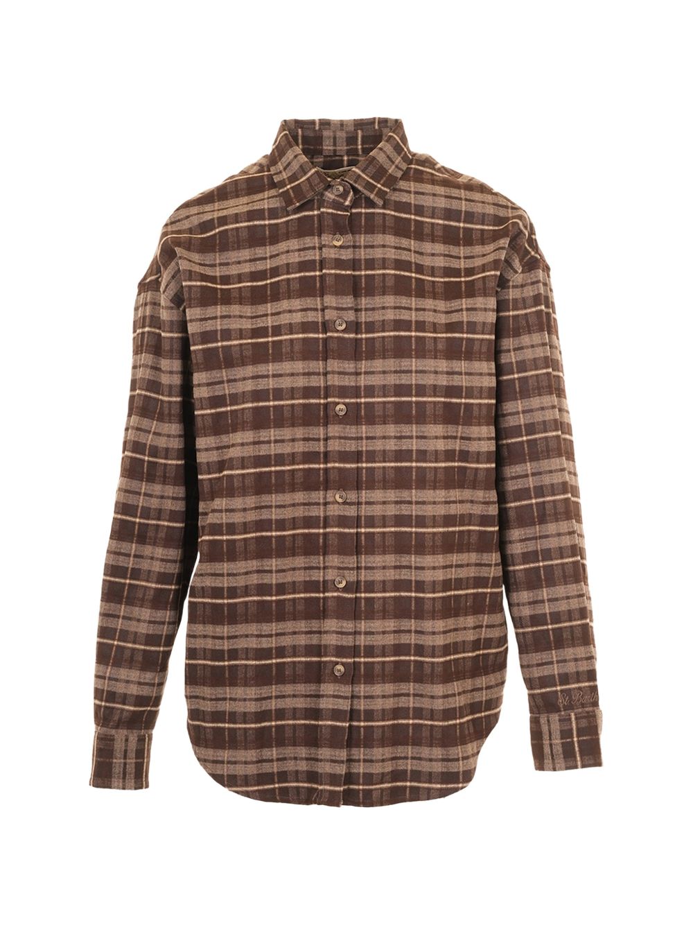 Camicia con motivo a quadri 