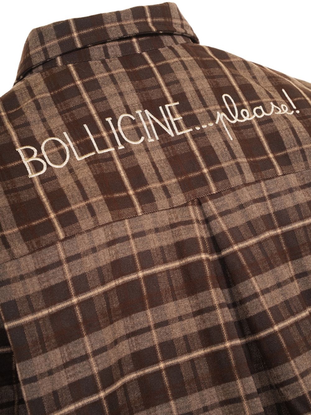 Camicia con motivo a quadri 