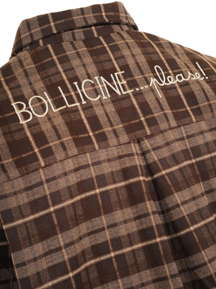 Camicia con motivo a quadri 