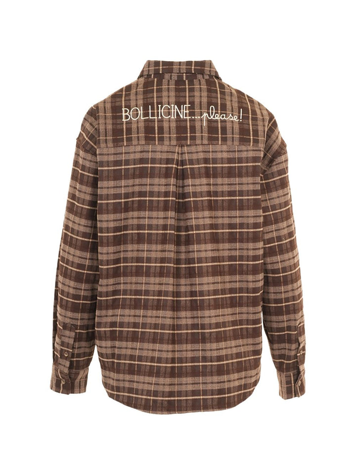 Camicia con motivo a quadri 