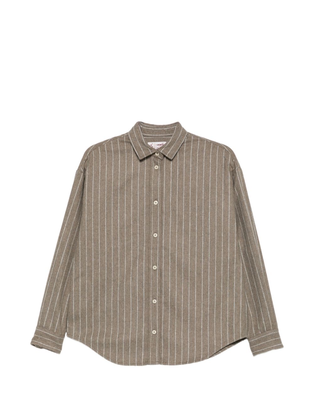 Camicia con motivo a righe 