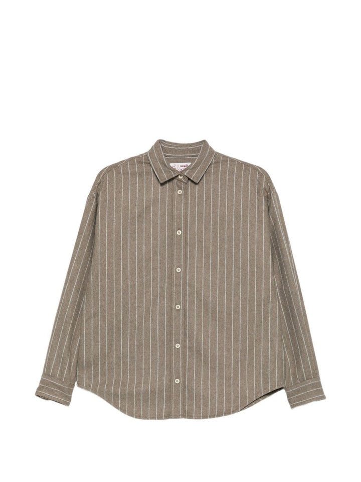 Camicia con motivo a righe 