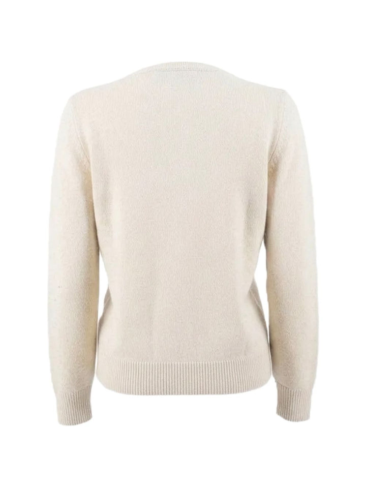 Maglione con motivo intarsiato 