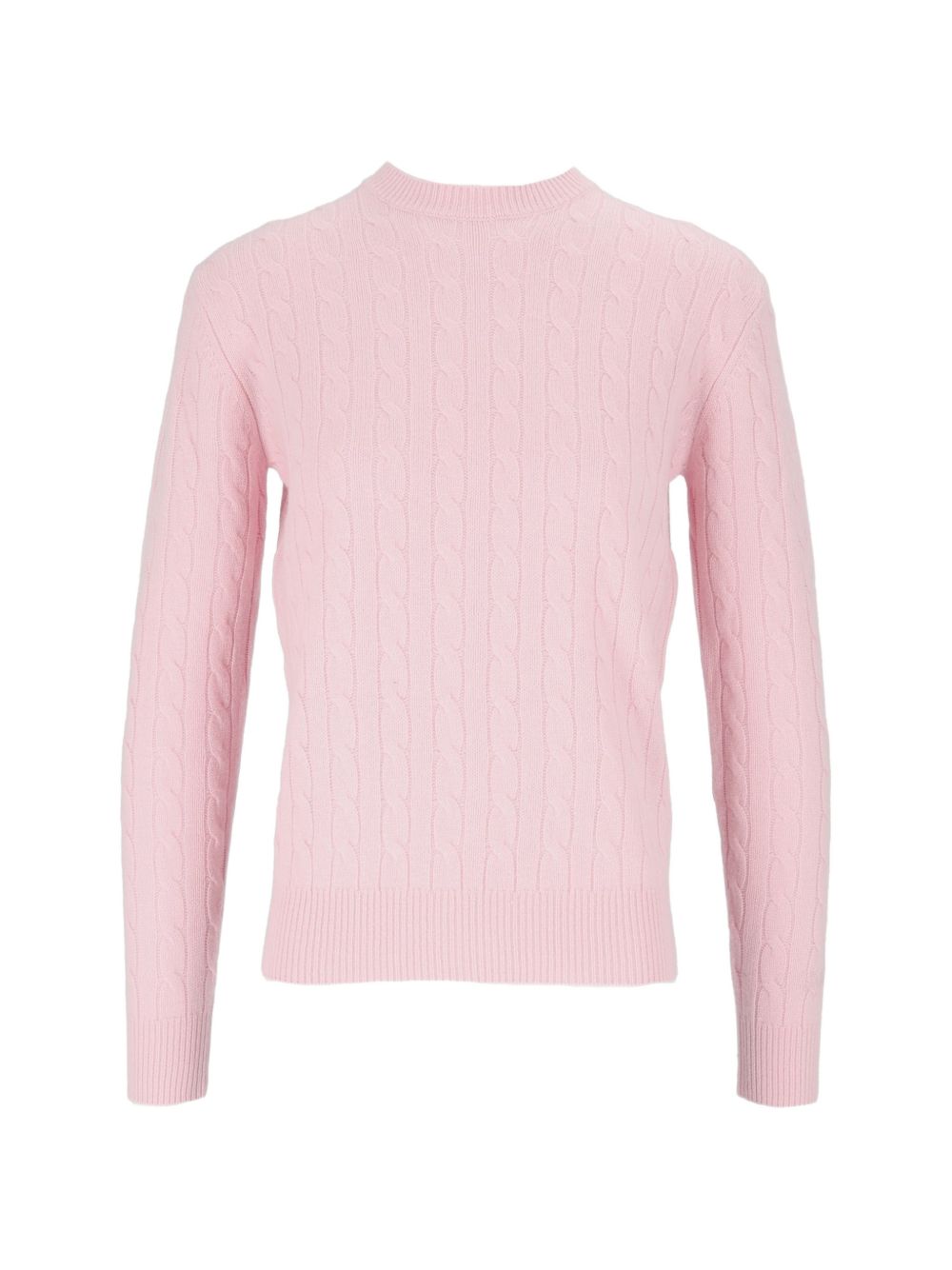 Maglione con lavorazione intrecciata 