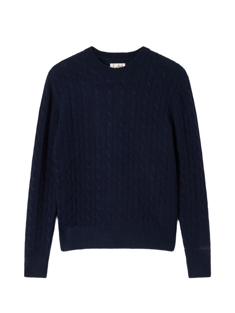 Maglione con lavorazione intrecciata 
