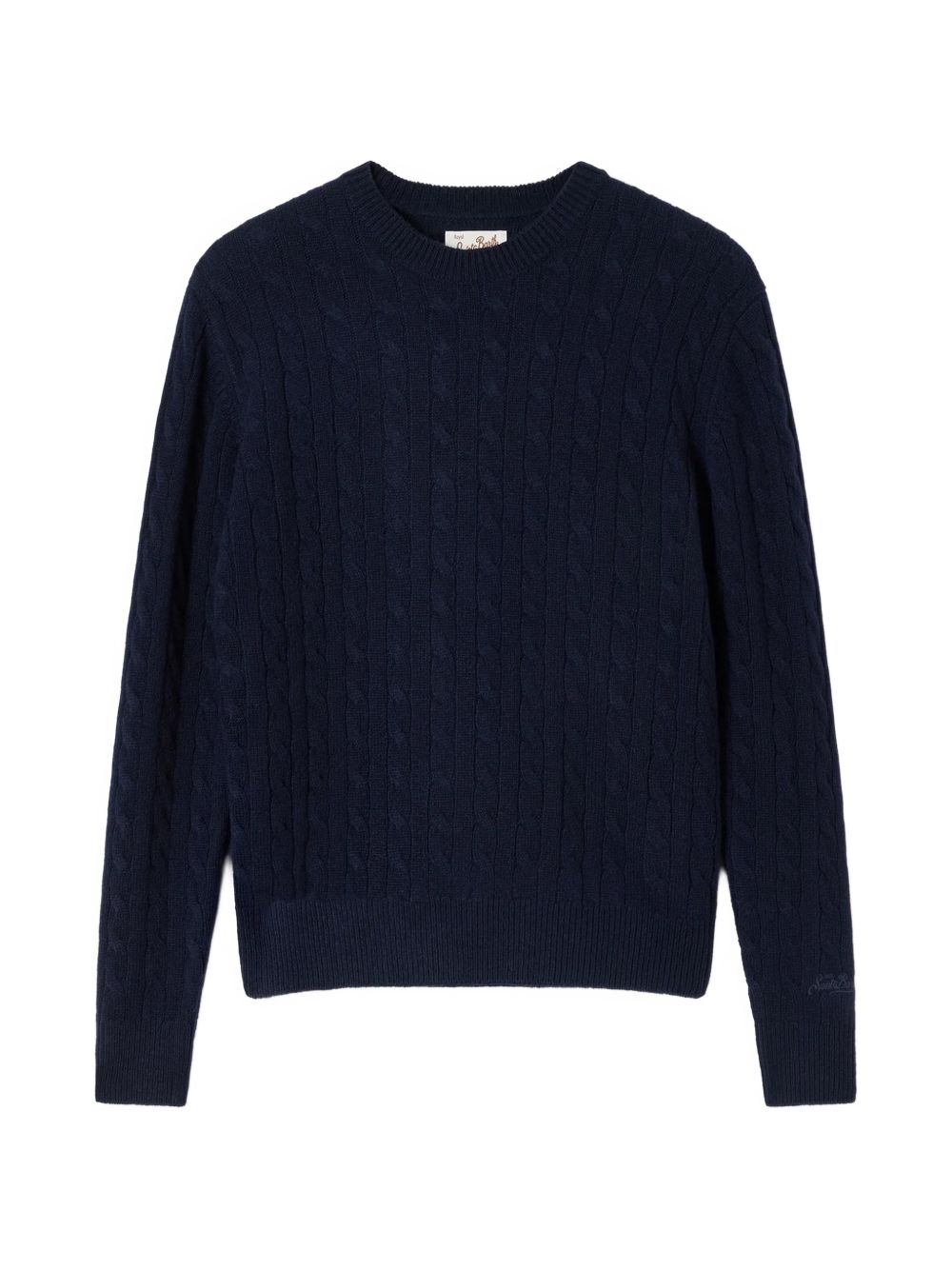 Maglione con lavorazione intrecciata 