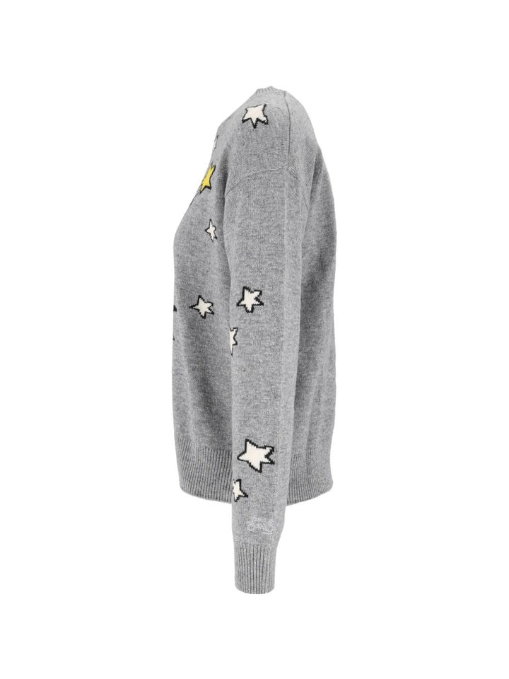 Maglione con intarsio Snoopy 