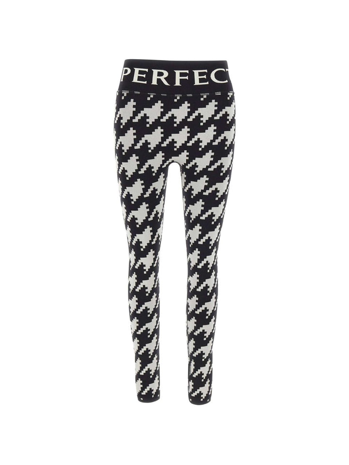 Leggings con effetto jacquard 