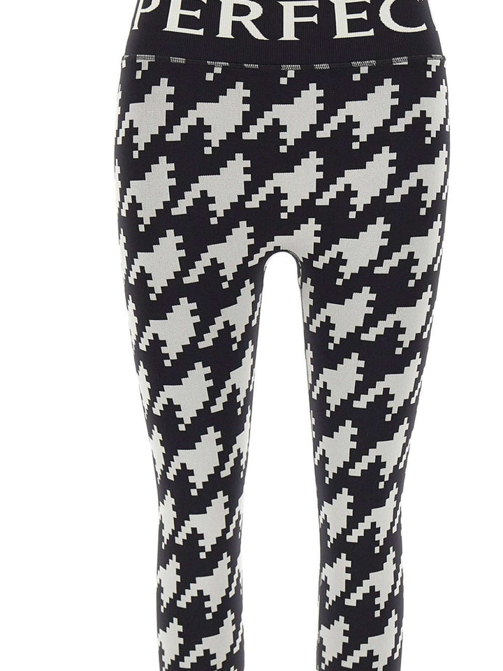 Leggings con effetto jacquard 