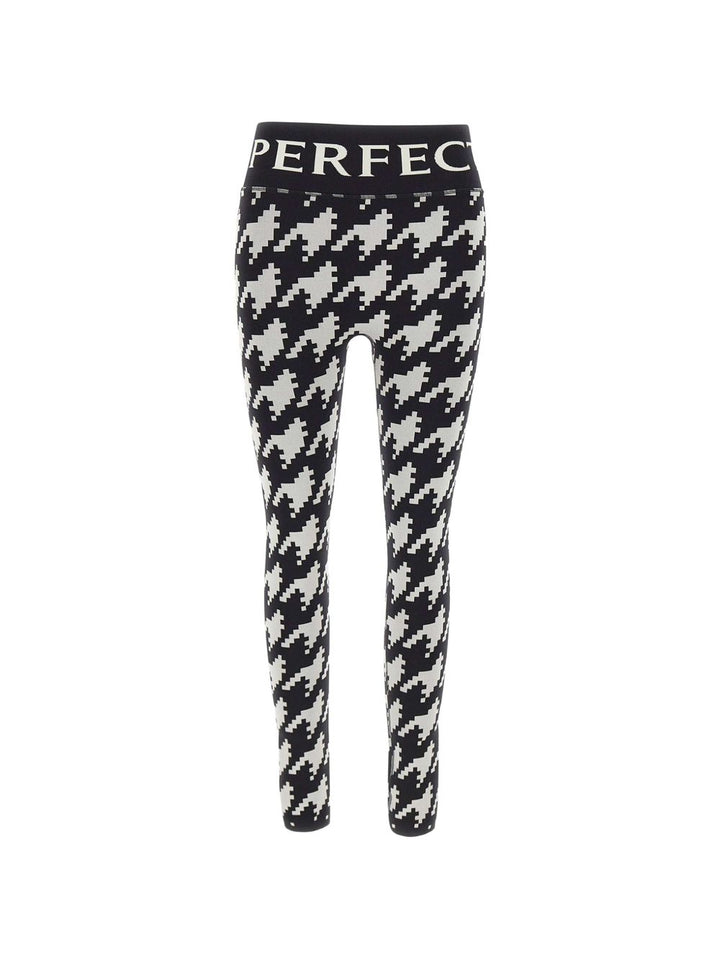 Leggings con effetto jacquard 