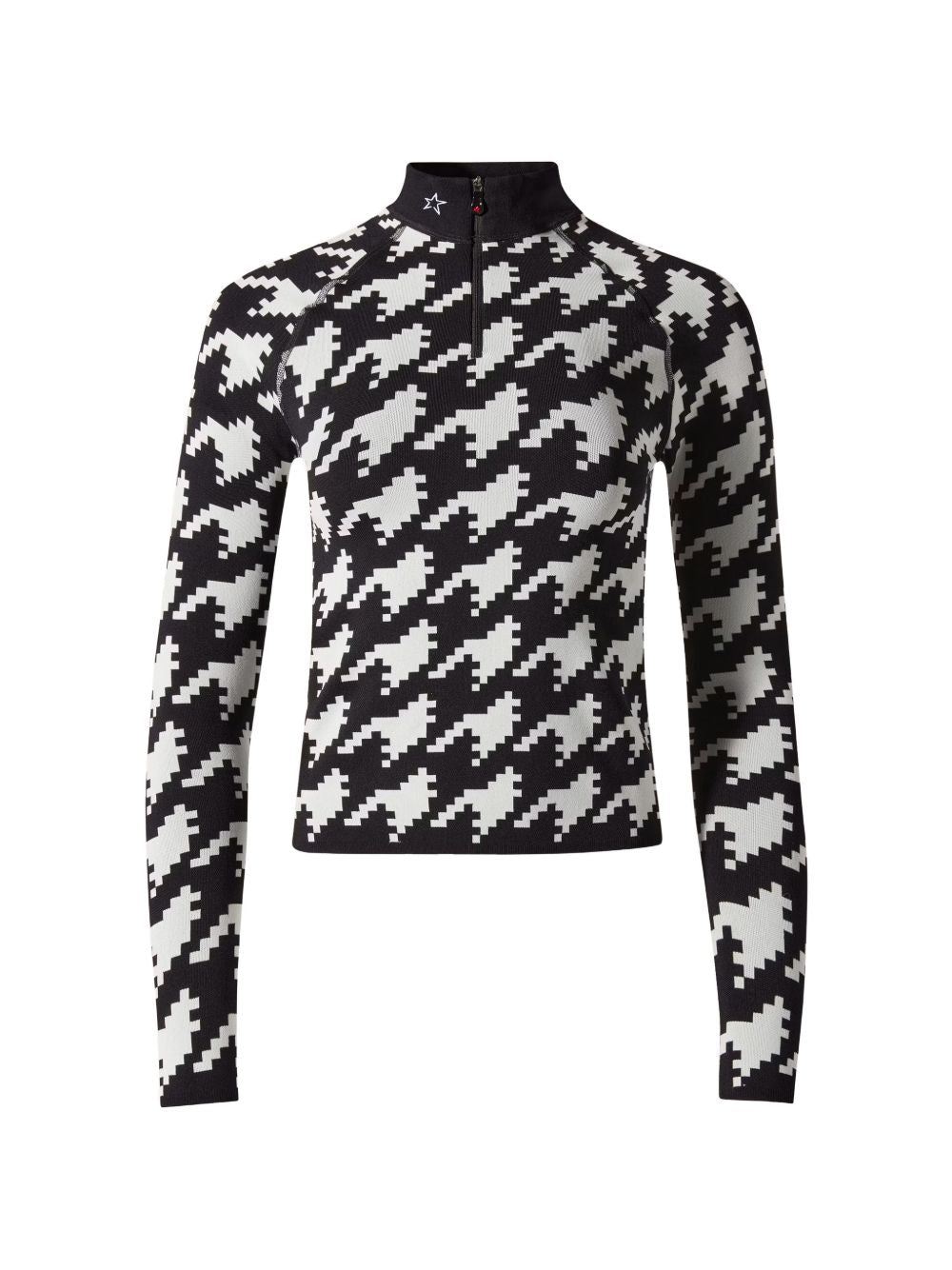 Top con effetto jacquard 