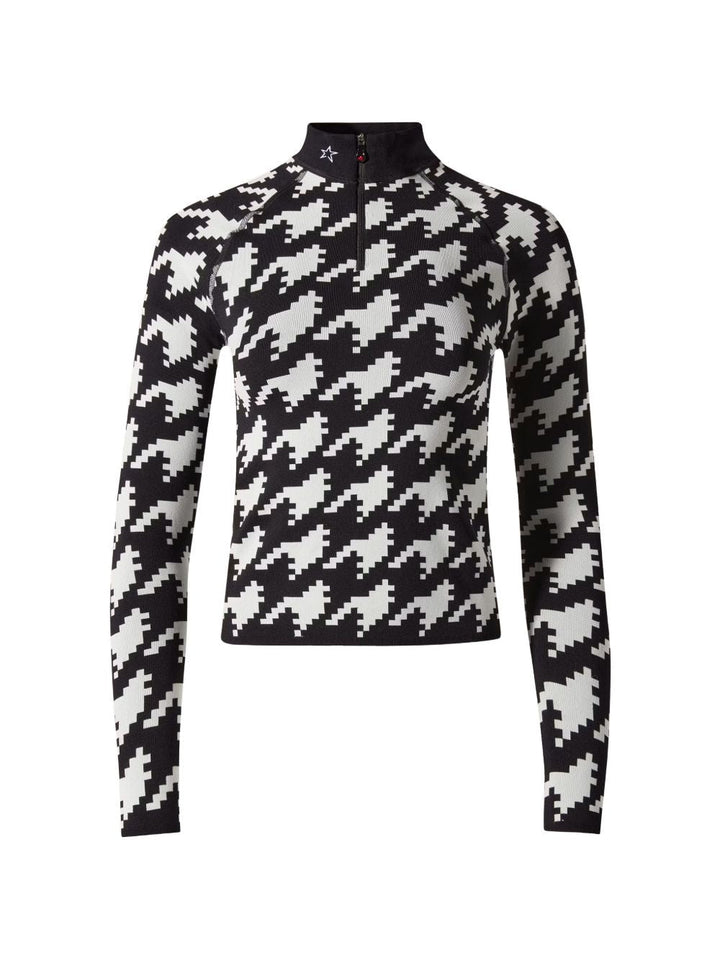 Top con effetto jacquard 