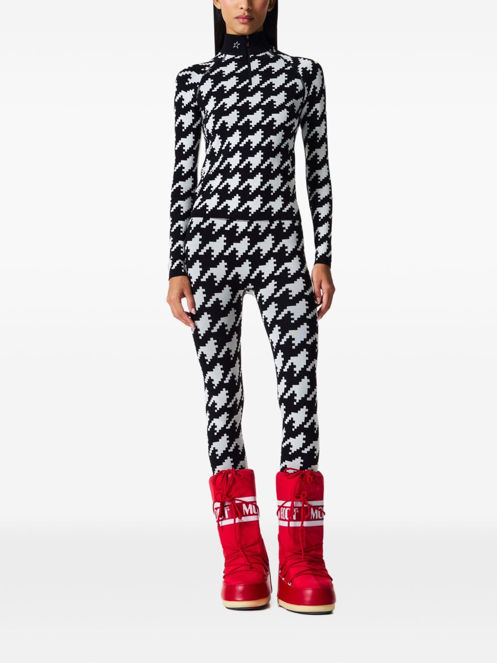 Top con effetto jacquard 