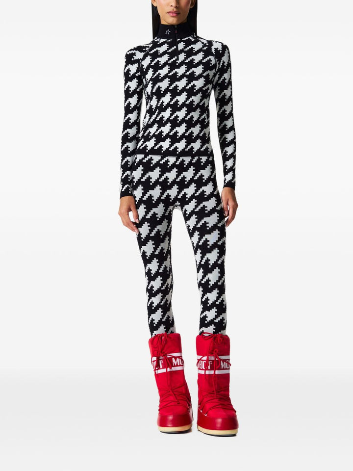Top con effetto jacquard 