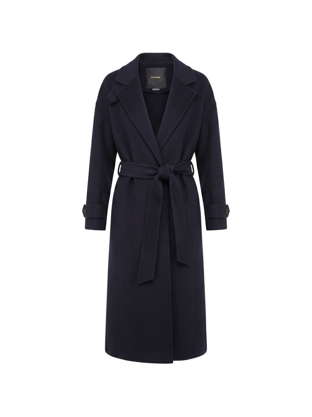 Cappotto Casella con cintura 