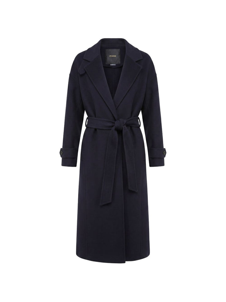 Cappotto Casella con cintura 