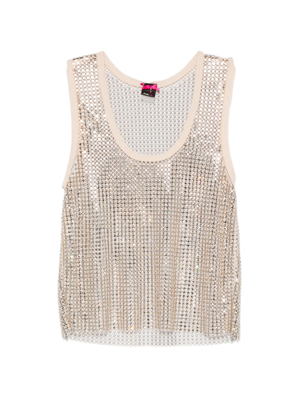 Canotta Dyane con strass 
