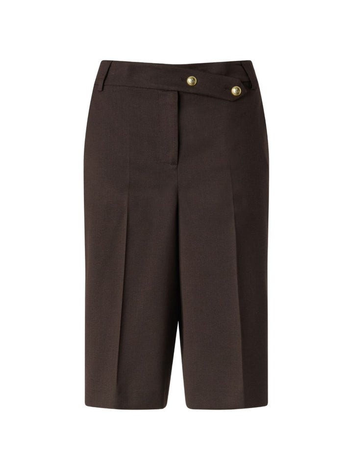 Pantaloni Merlot con applicazione 