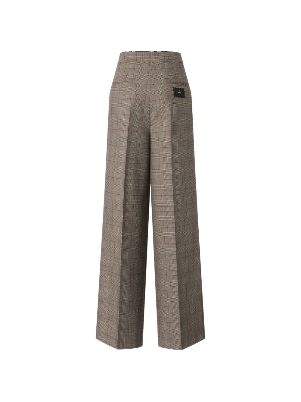 Pantaloni Plumeria ampi a quadri 