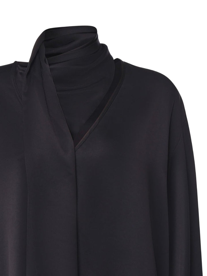 Blusa Sangiovese con fiocco 