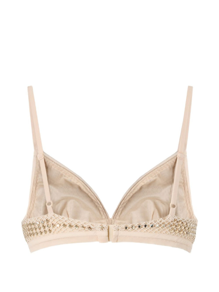 Top Spider con strass 