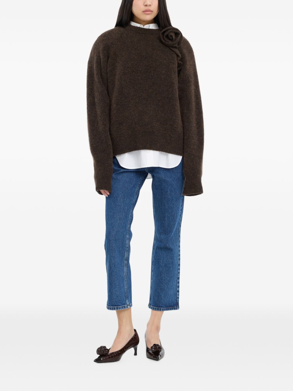 Maglione fiore 
