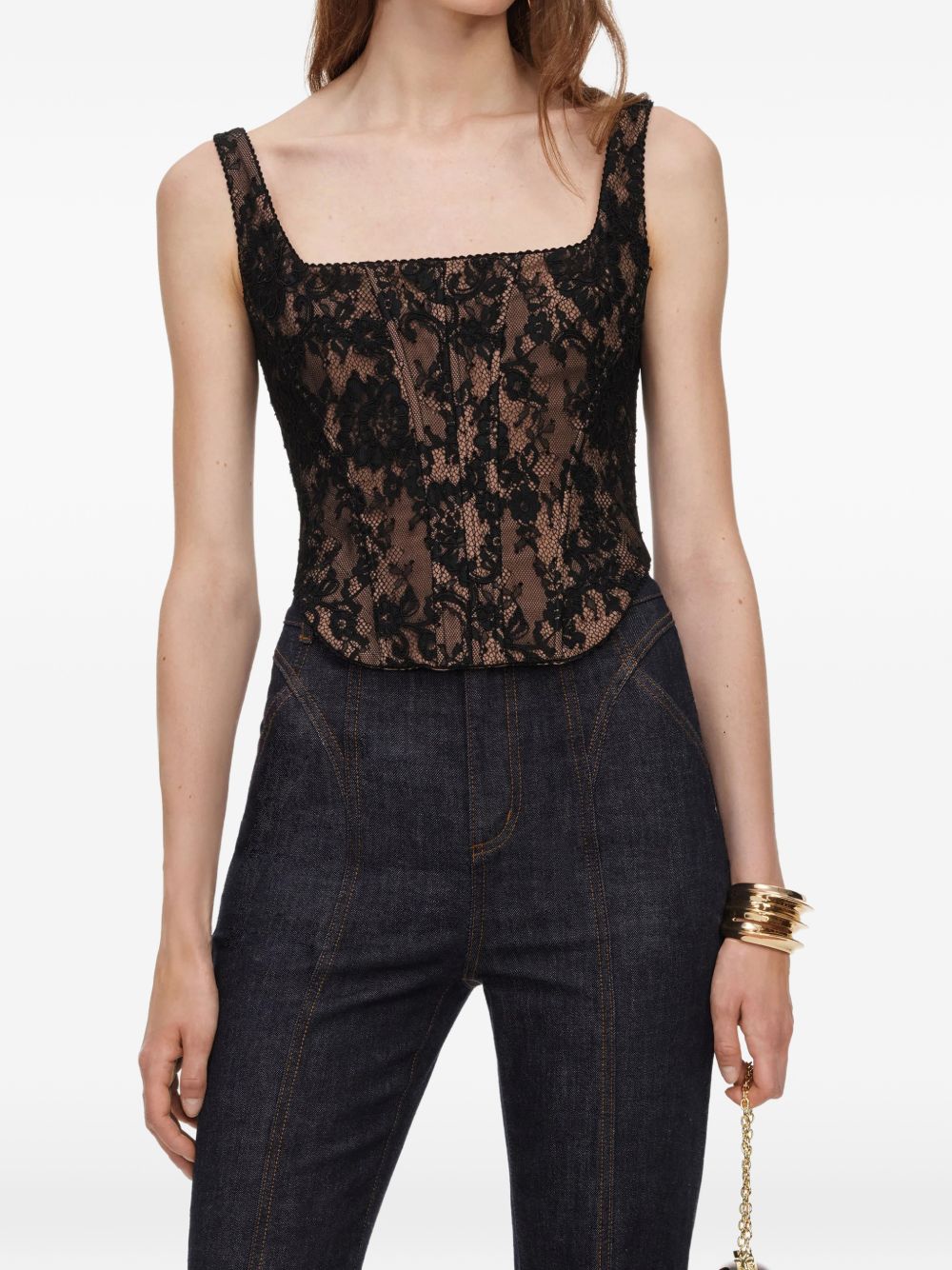 Bustier in pizzo 