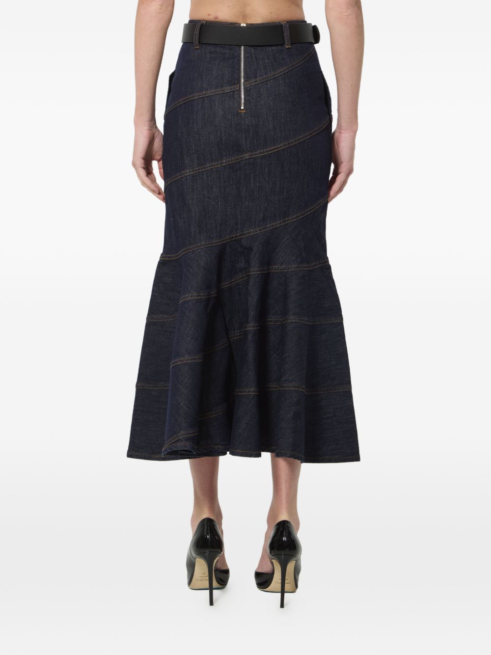 Gonna midi denim 