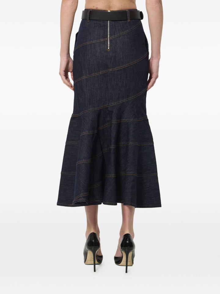 Gonna midi denim 