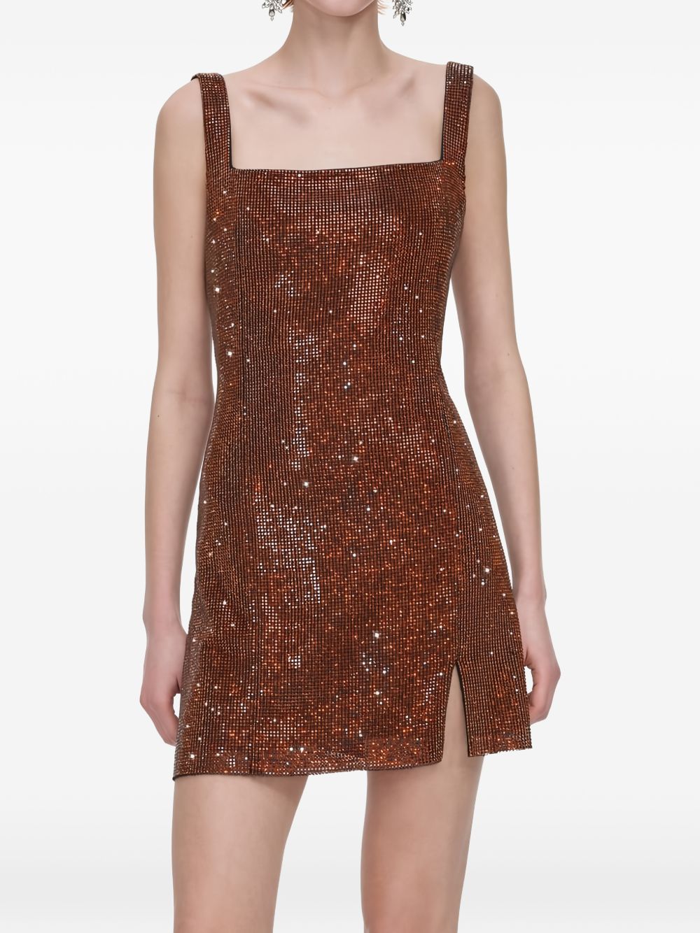 Abito corto con strass 