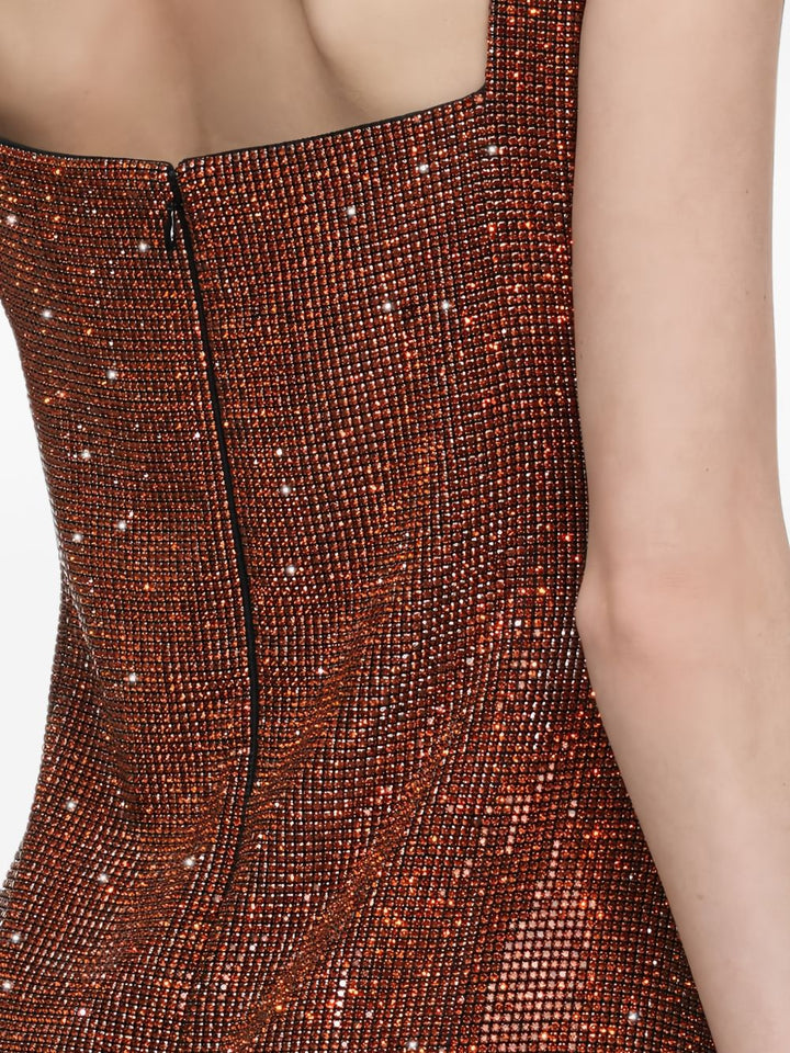 Abito corto con strass 