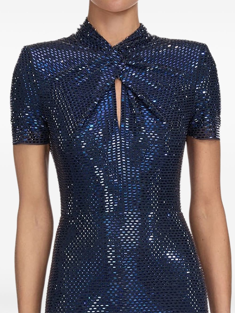 Abito lungo con strass 