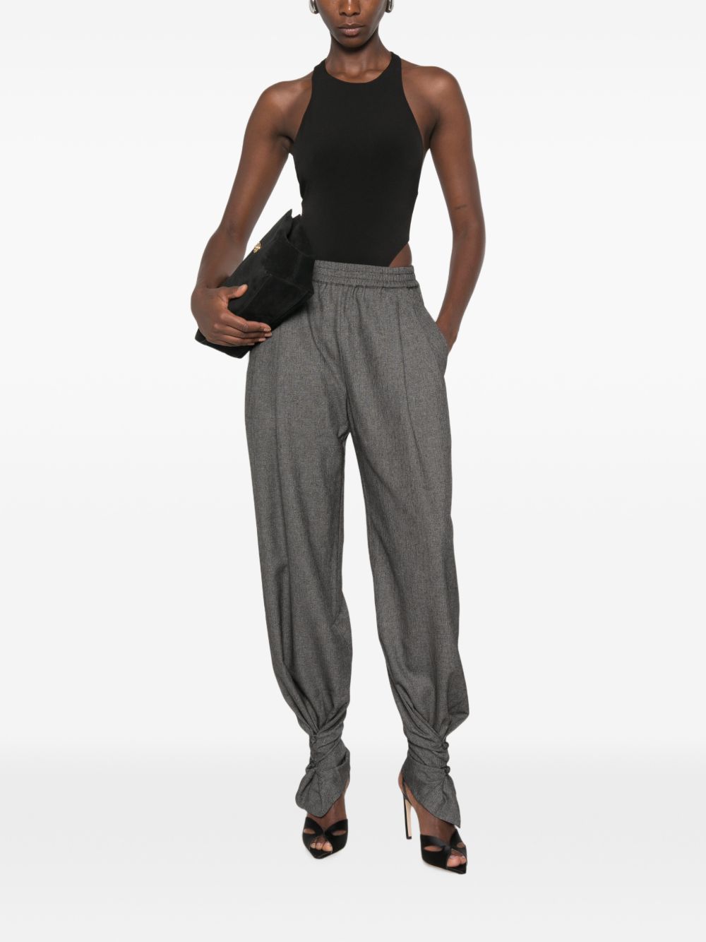 Pantaloni con vita elasticizzata 
