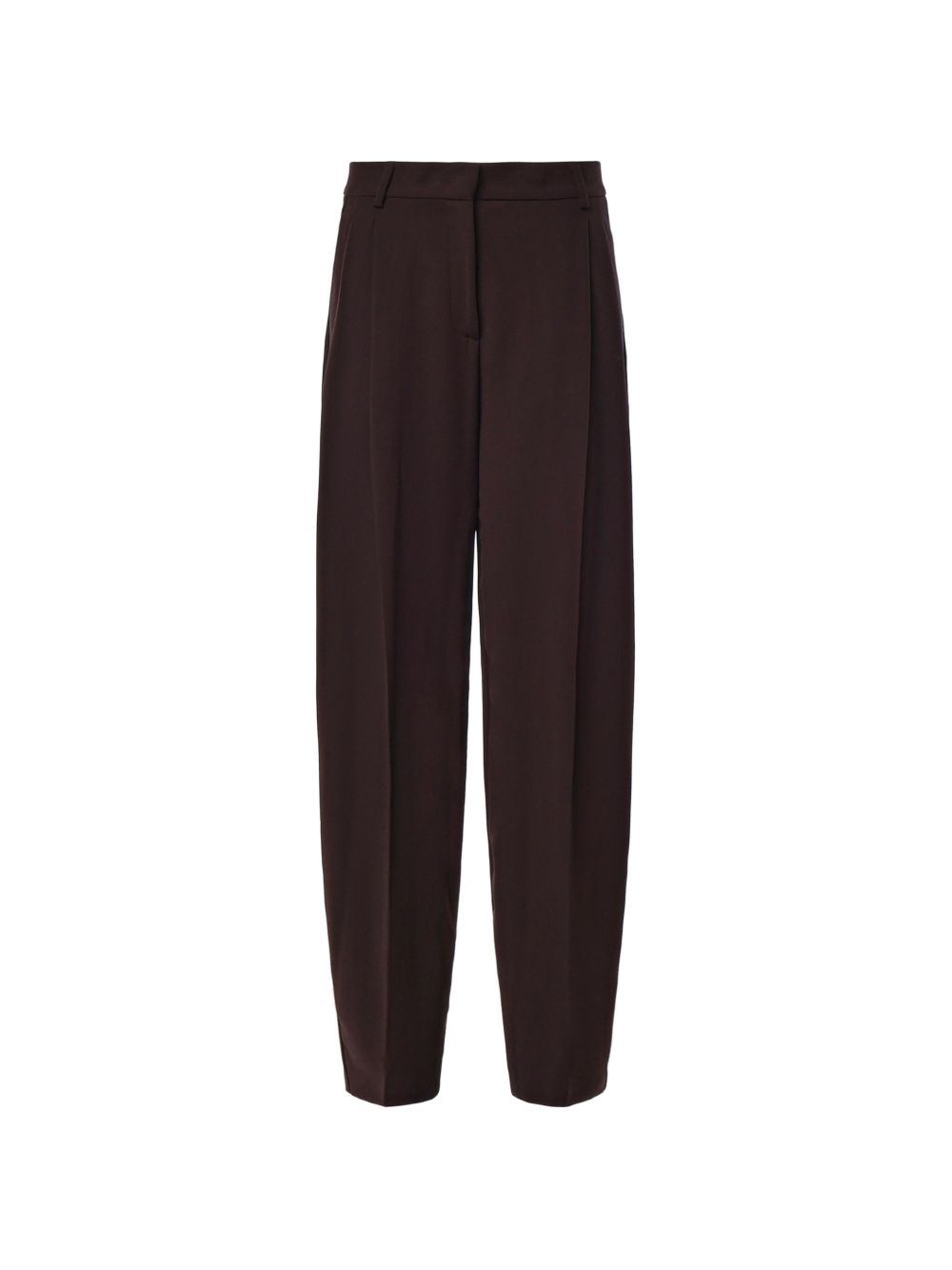 Pantaloni affusolati con pieghe 