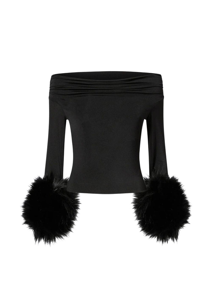 Top con spalle scoperte 