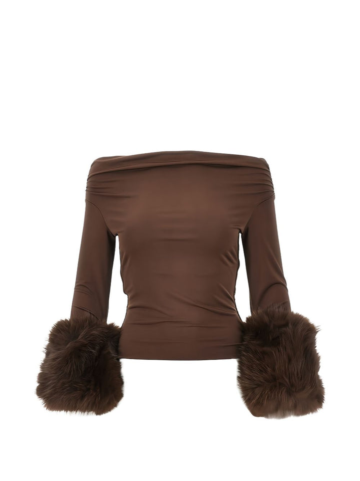 Top con spalle scoperte 