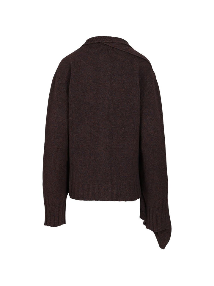 Cardigan asimmetrico 