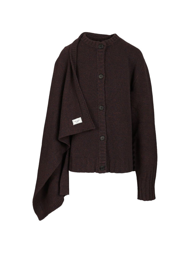 Cardigan asimmetrico 