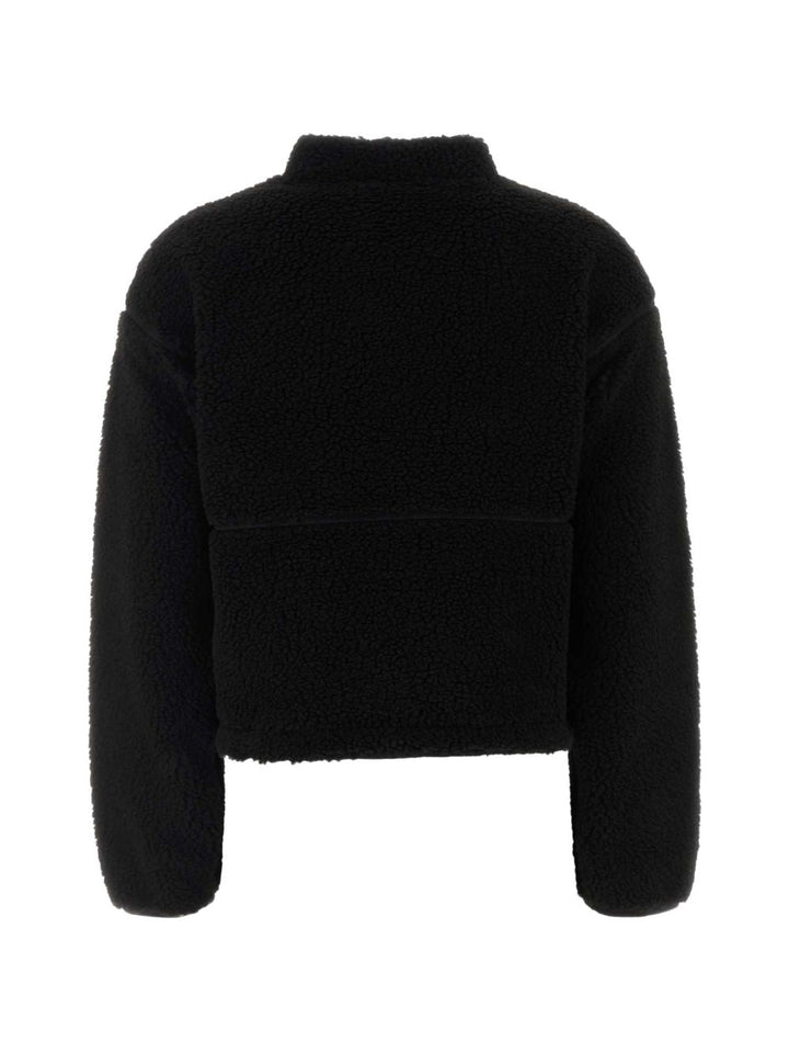 Giacca effetto teddy con zip 