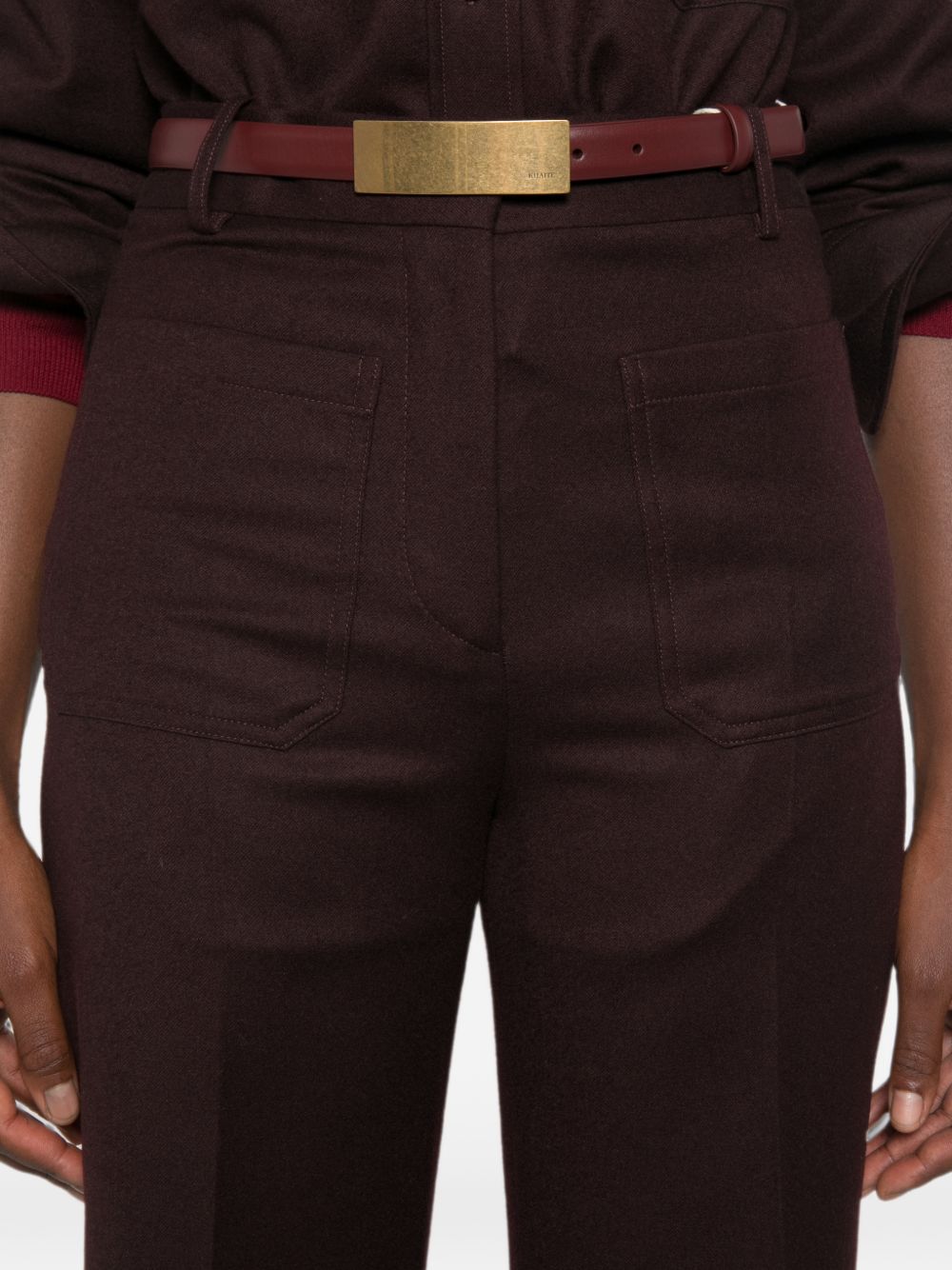 Pantaloni con applicazione 