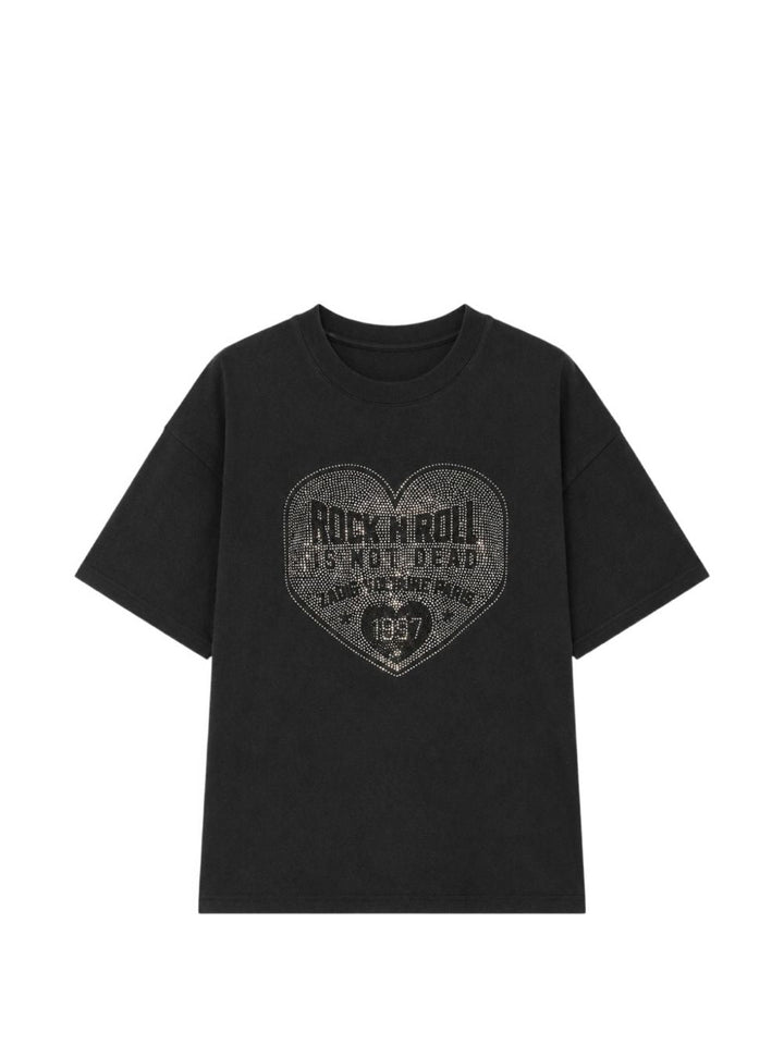 T-shirt Taida BC Heart con strass 