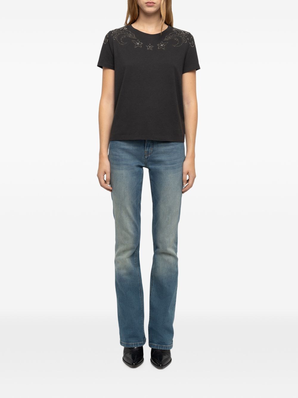 T-shirt Alys con strass 