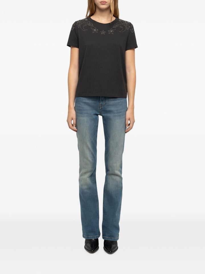 T-shirt Alys con strass 