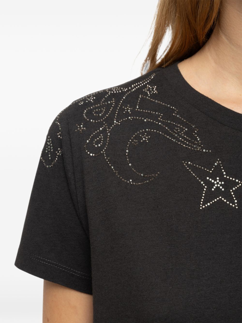 T-shirt Alys con strass 