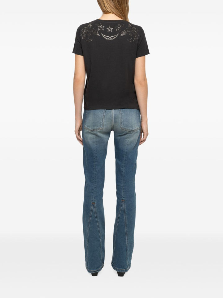 T-shirt Alys con strass 